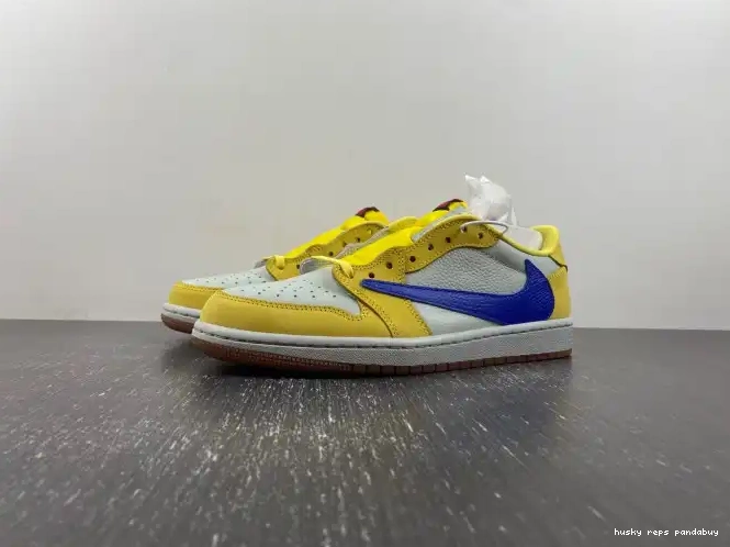 Cheap Husky OG Low Travis Canary 1 DZ4137-700 Air Jordan x Scott 0429